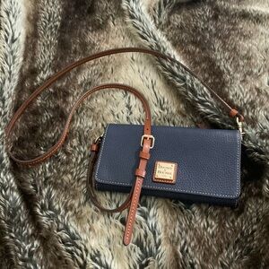 Dooney & Bourke Navy Wallet/Crossbody-NWOT